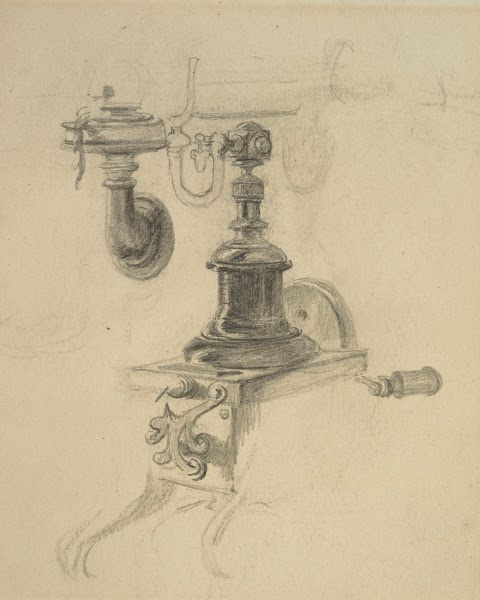 Untitled study of a telephone