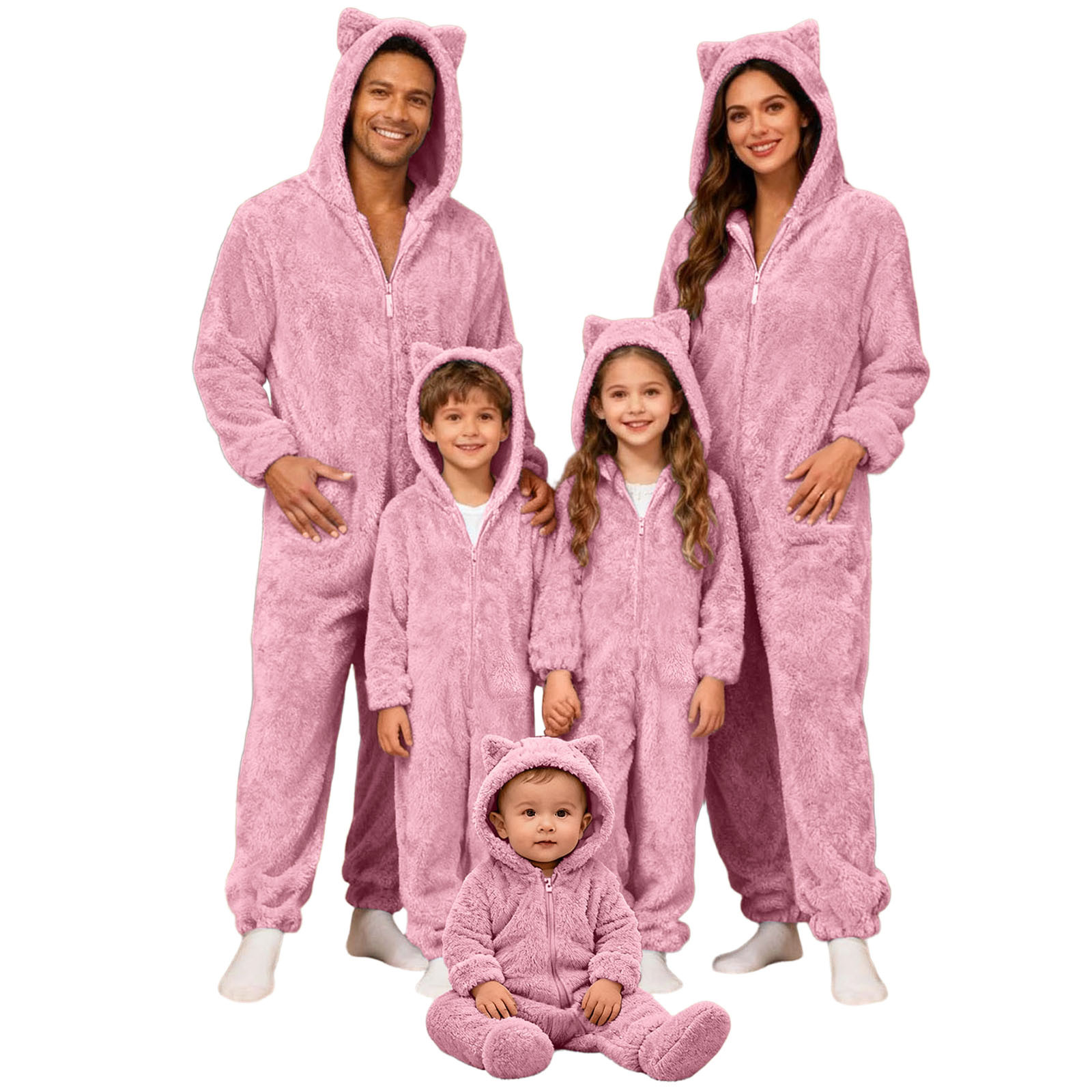 Christmas Pajama Set Made of Cotton for Families