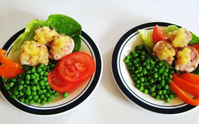 Gà Nướng Với Thơm
