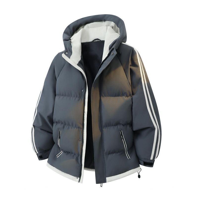 Men's Hooded Padded Jacket, Casual, Lined