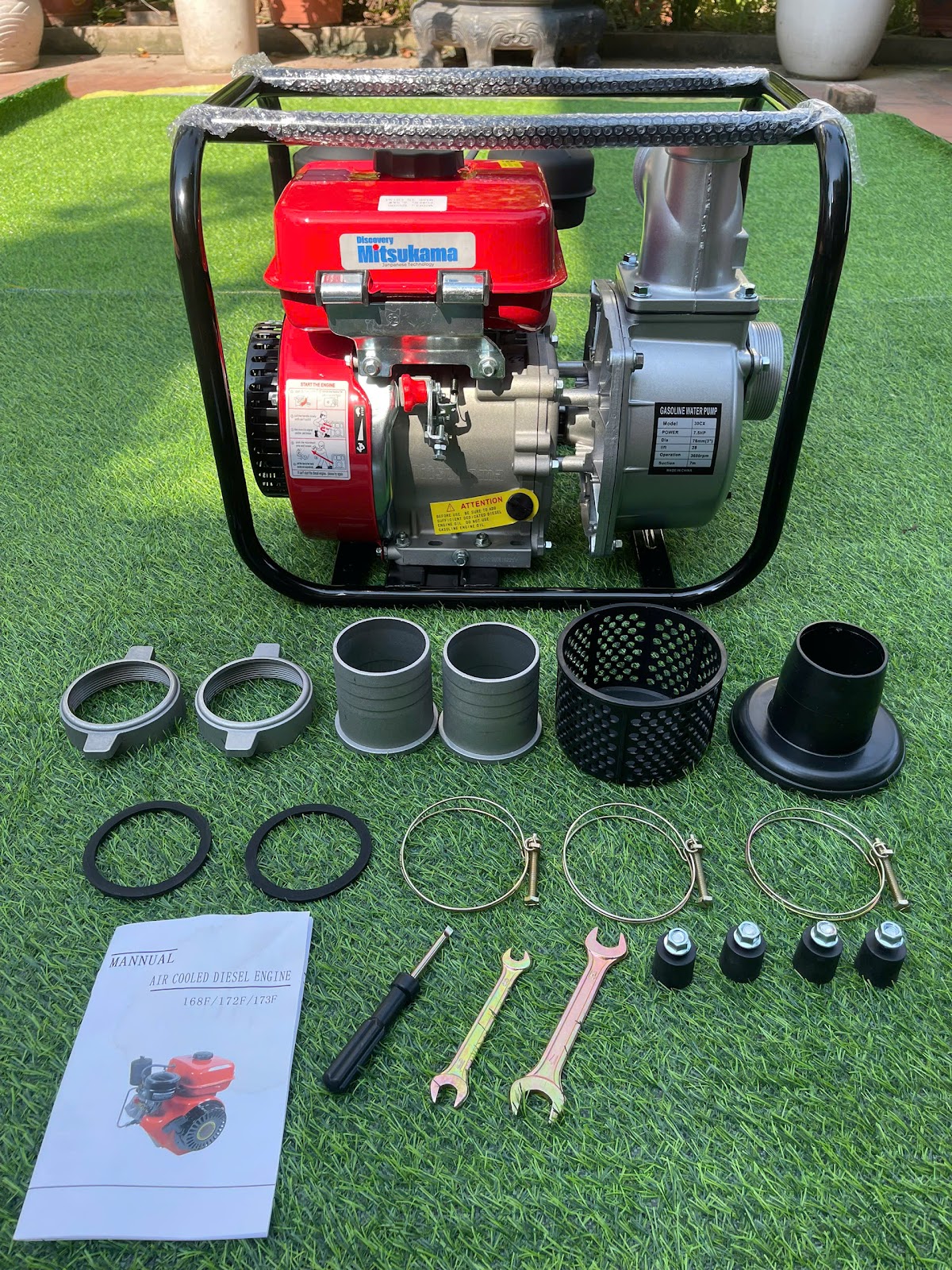 MÁY BƠM NƯỚC CHẠY DẦU 6.5HP MITSUKAMA thumbnail 2