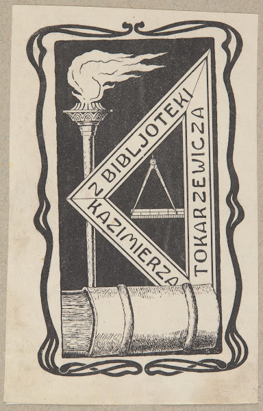 Ekslibris Kazimierza Tokarzewicza ur 1874 1905