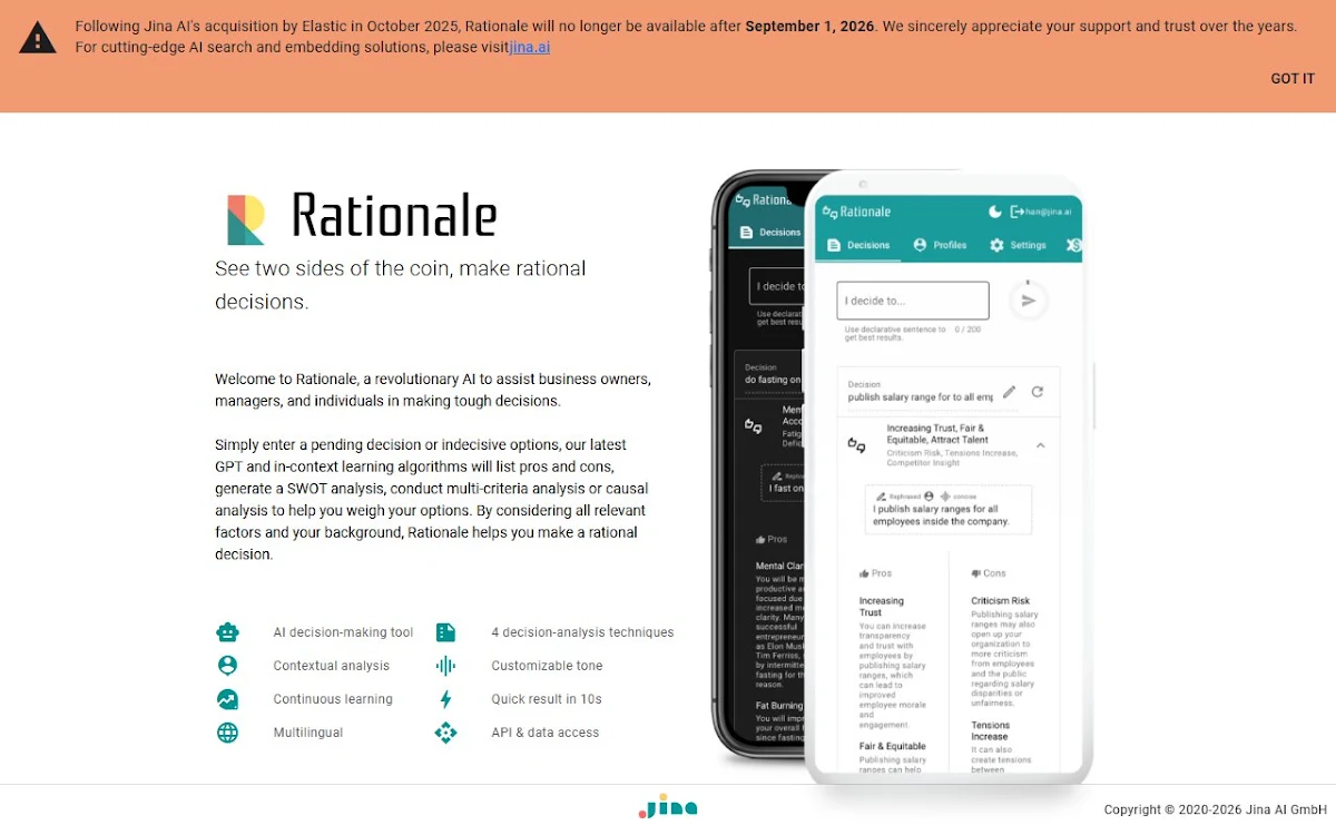 Captura de Rationale