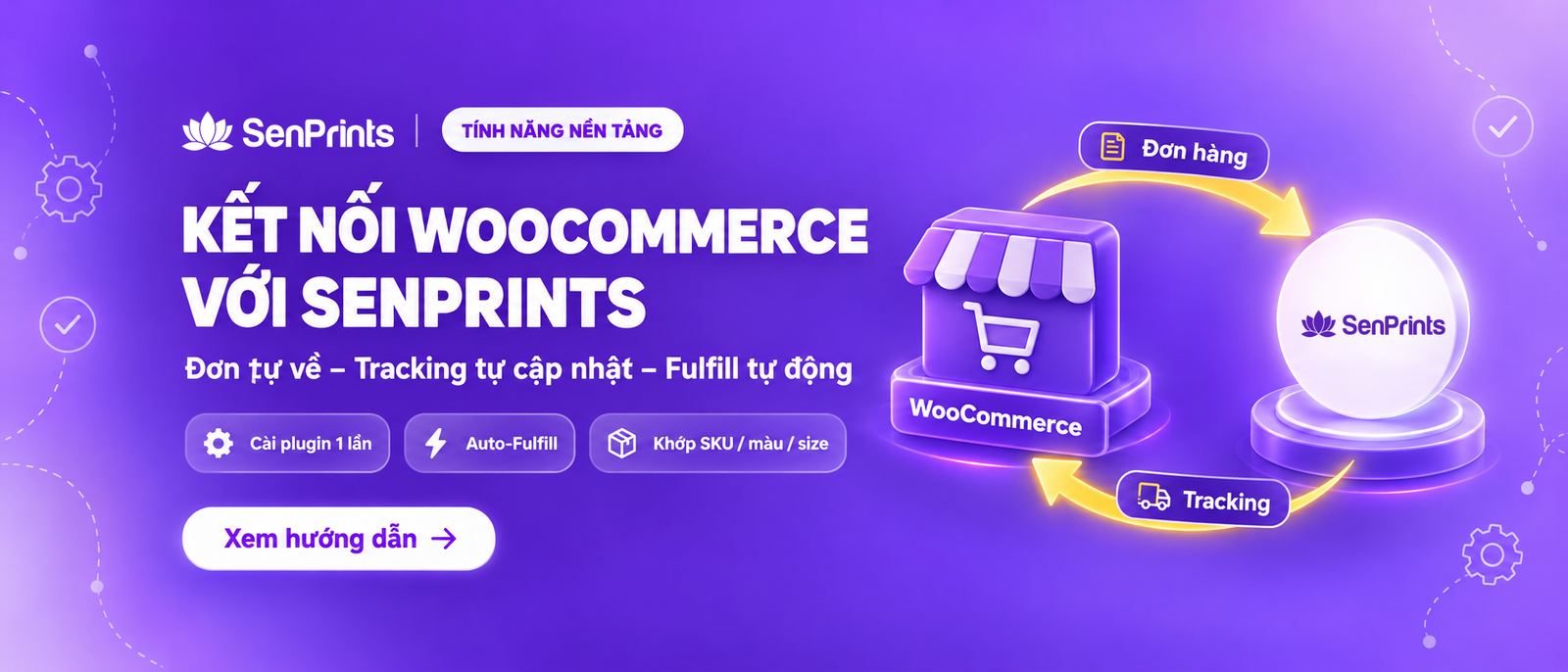 Kết nối WooCommerce với SenPrints