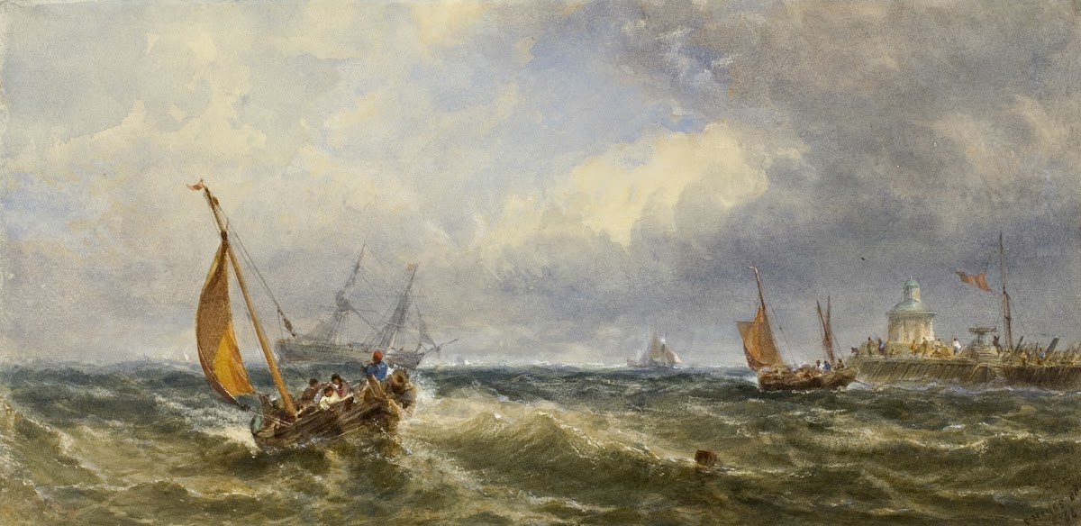 Coastal View with Shipping 1864