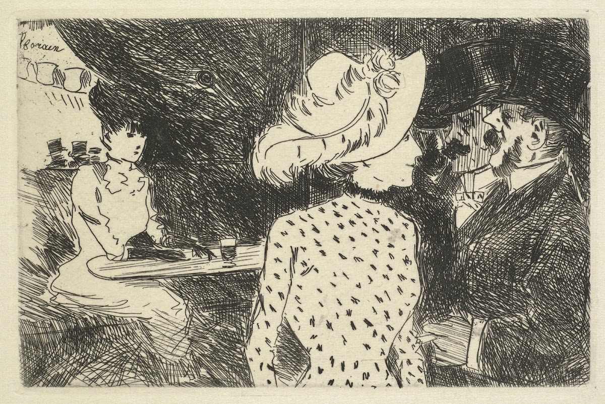 Cafe Scene 1880 1886