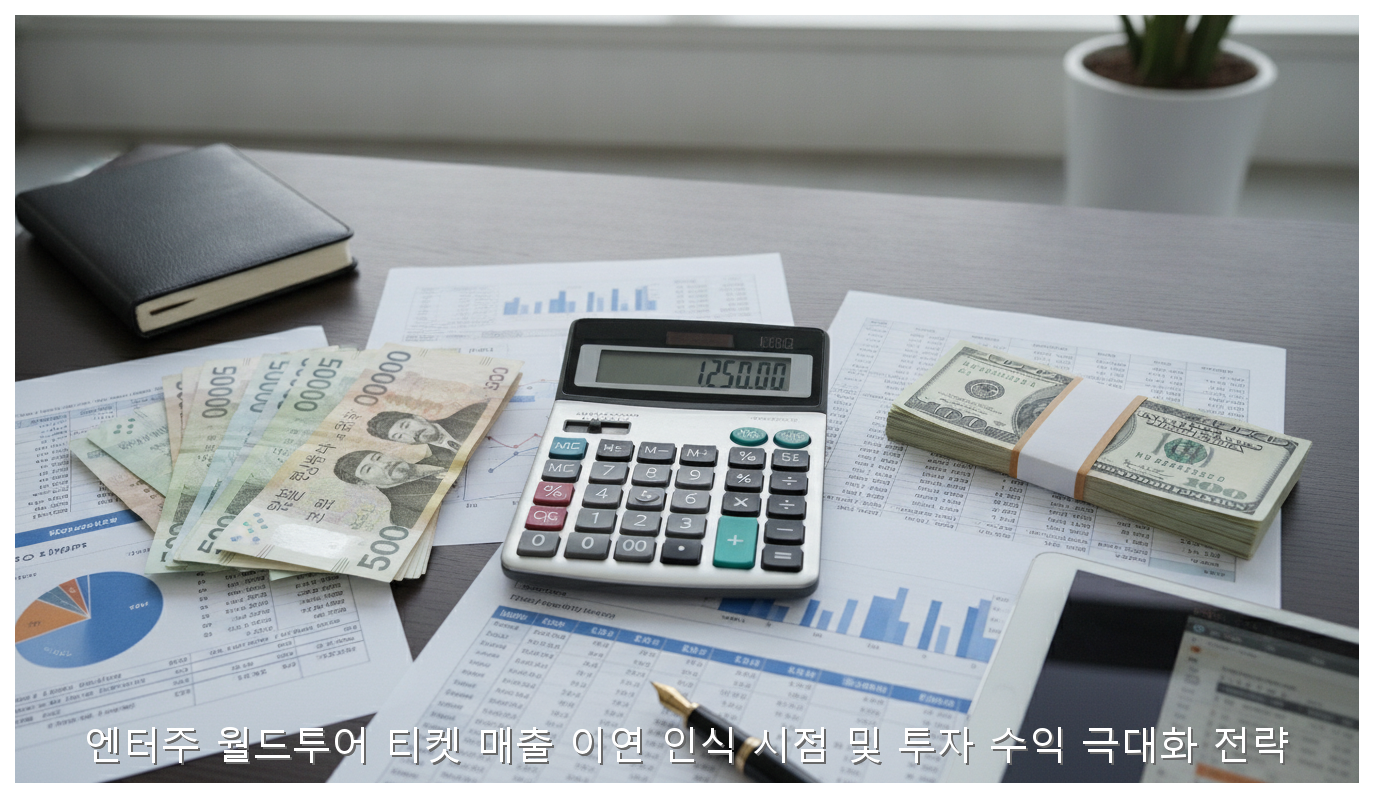 엔터주 월드투어 티켓 매출 이연 인식 시점 및 투자 수익 극대화 전략 핵심 안내 및 분석 인포그래픽 (7)