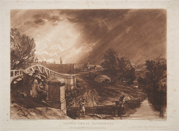 Watercress Gatherers Rails Head Ferry Bridge Twickenham 19th century