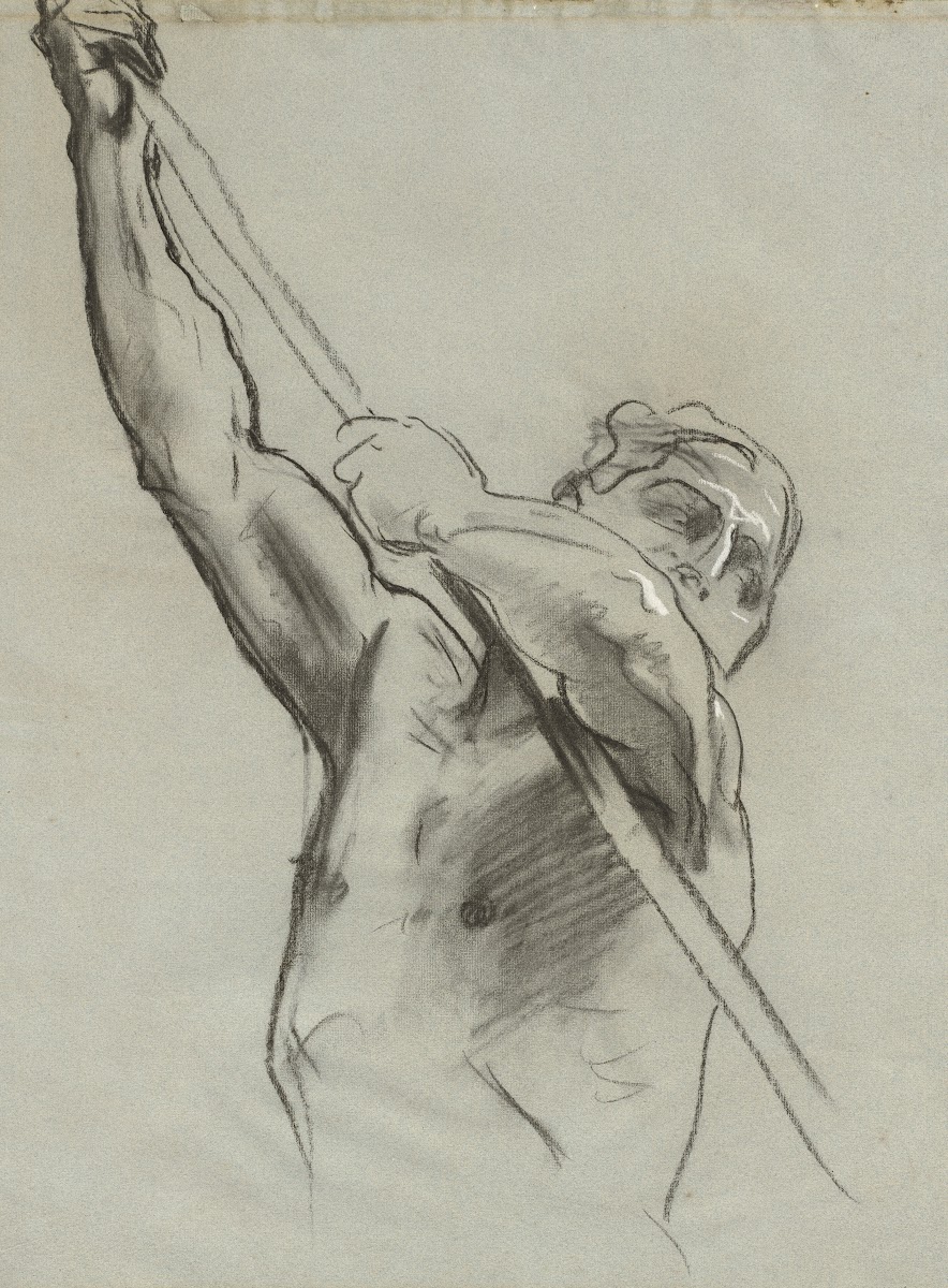Male Torso with Pole 1890 1900