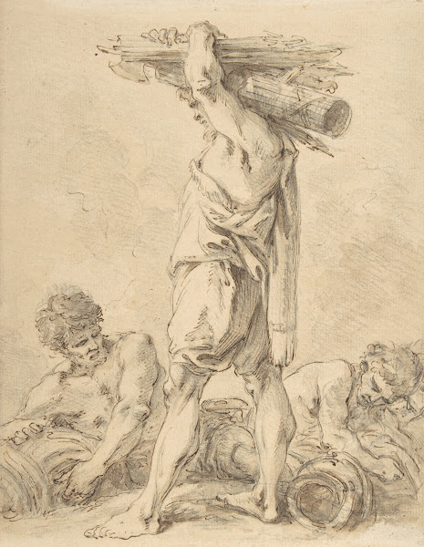 Standing Man Carrying Fasces and Arms