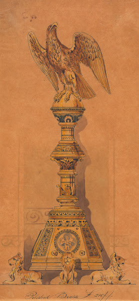 Design executed for Jones and Willis metal and wood workers and church furniture