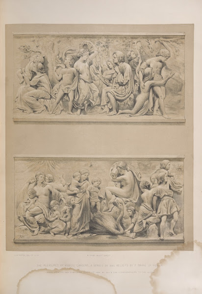The pleasures of public gardens  a series of bas reliefs 1851   1853