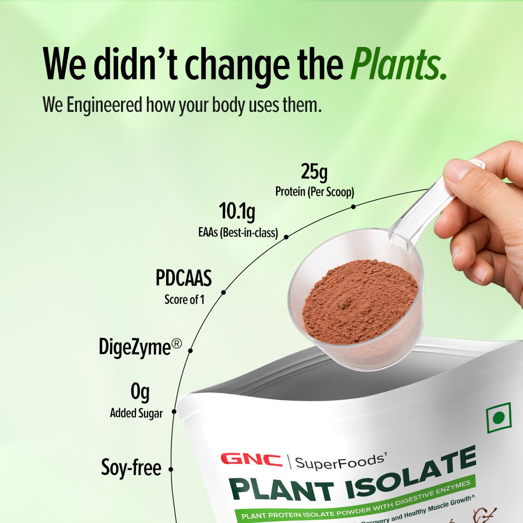 GNC Superfood Plant Isolate — Chocolate, 35gm