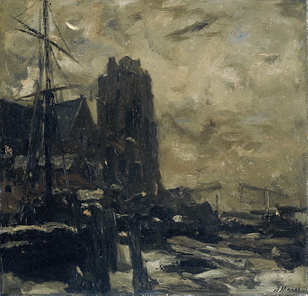 Dordrecht bij avond c 1870   c 1899