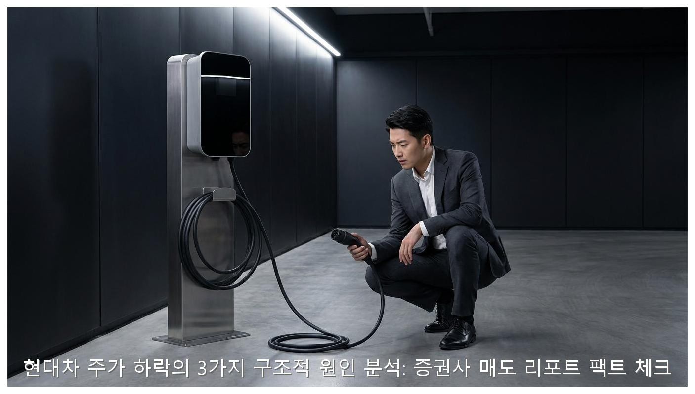현대차 주가 하락의 3가지 구조적 원인 분석: 증권사 매도 리포트 팩트 체크 핵심 안내 및 분석 인포그래픽 (4)