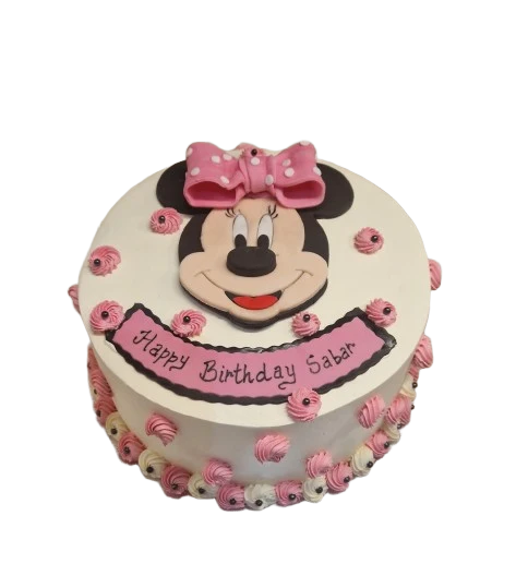 Minnie Mouse Themed Birthday Cake CB-RC212