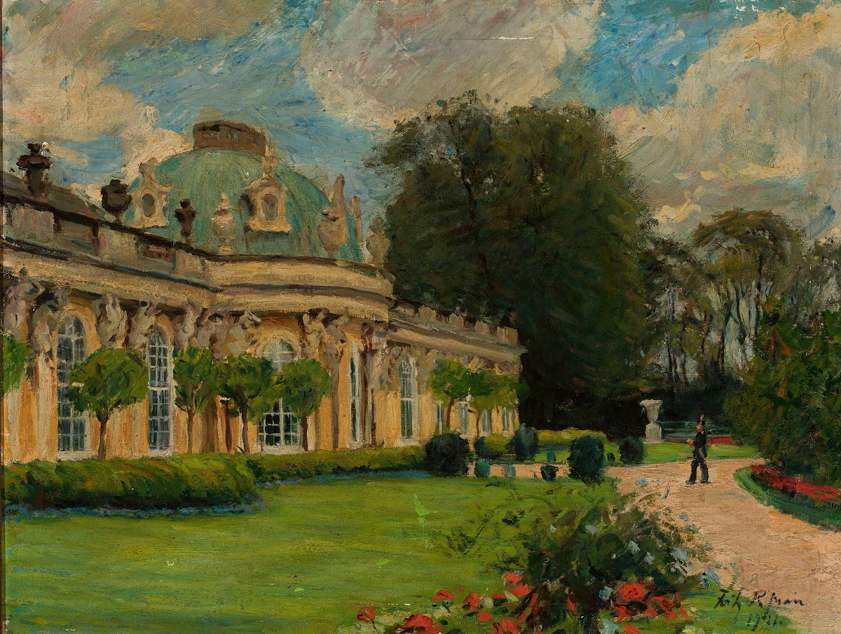 Sanssouci Palace in Potsdam 1921