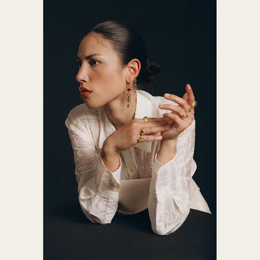 Кольцо перевертыш Глаз PERIDOT