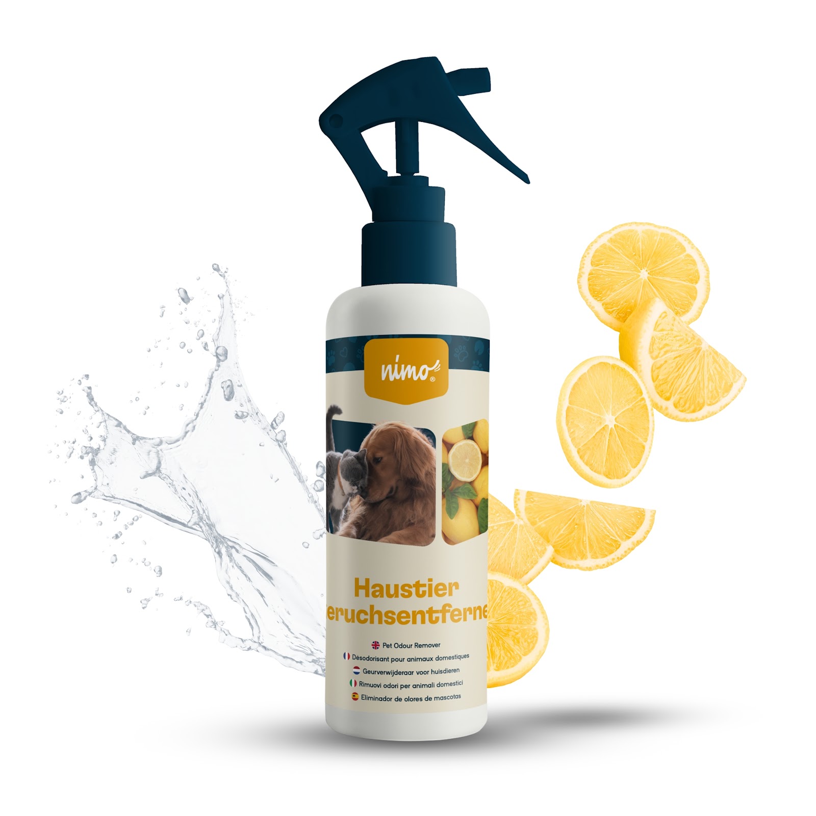 nimo&reg; Haustier Geruchsentferner Geruchsneutralisierer Spray gegen Gerüche