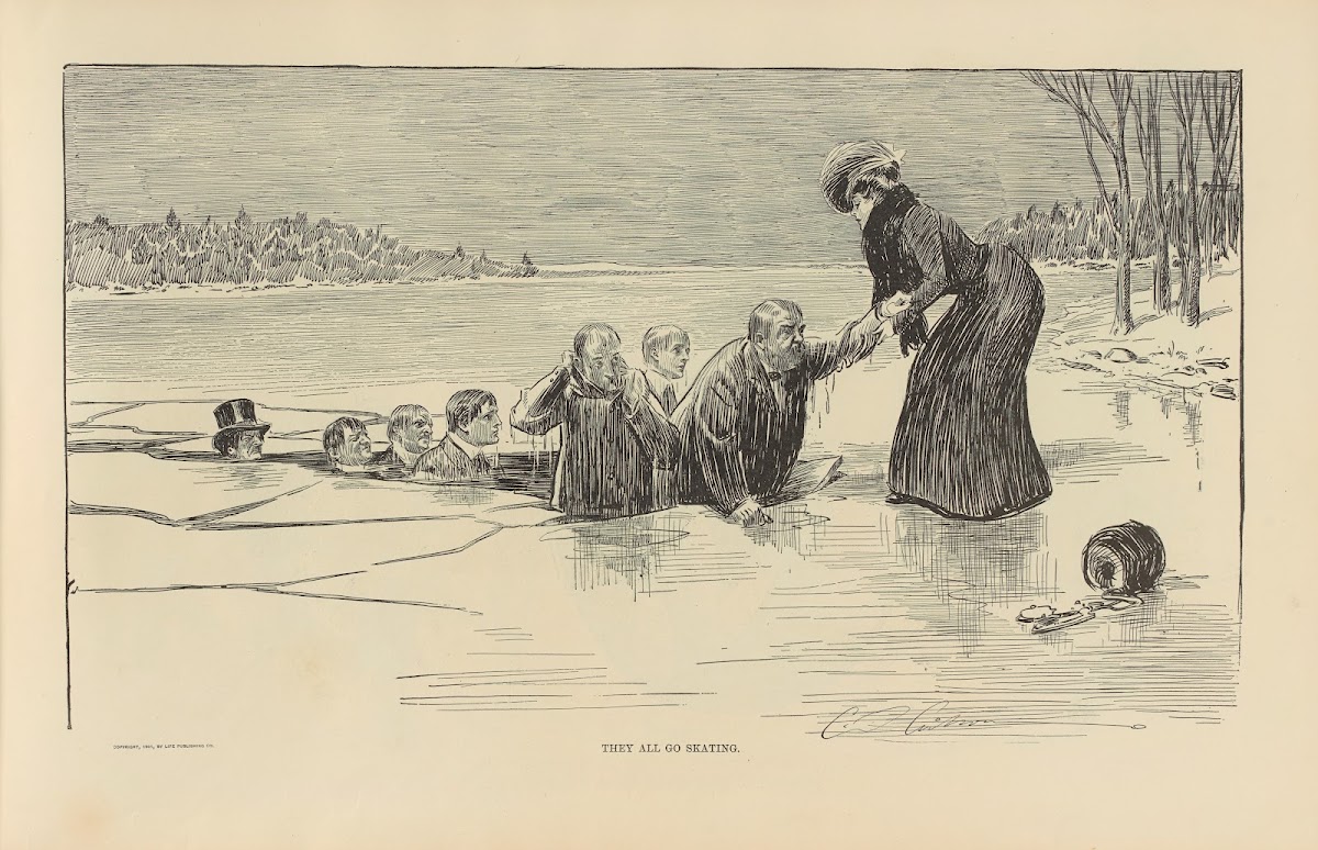 They all go skating 1900 1905