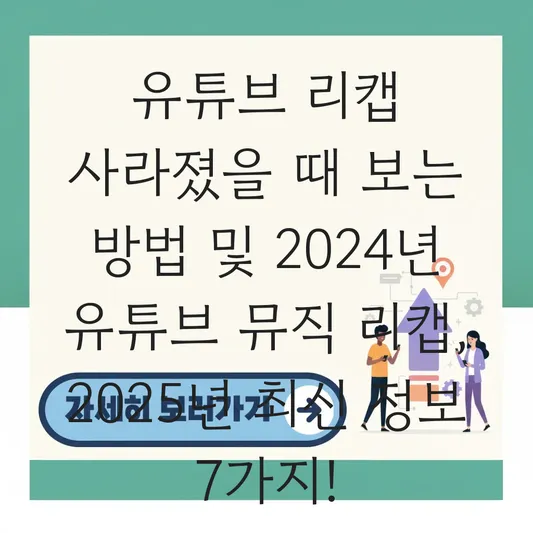 유튜브 리캡 사라졌을 때 보는 방법 및 2024년 유튜브 뮤직 리캡 대표 이미지