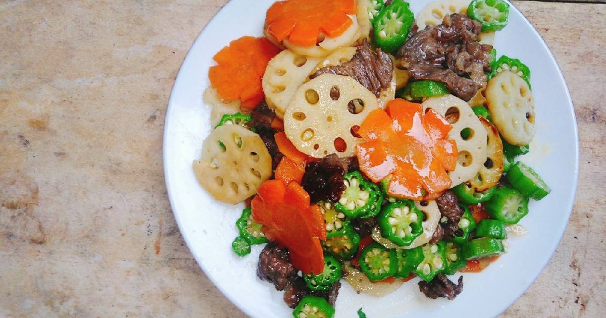 Thịt bò xào thập cẩm