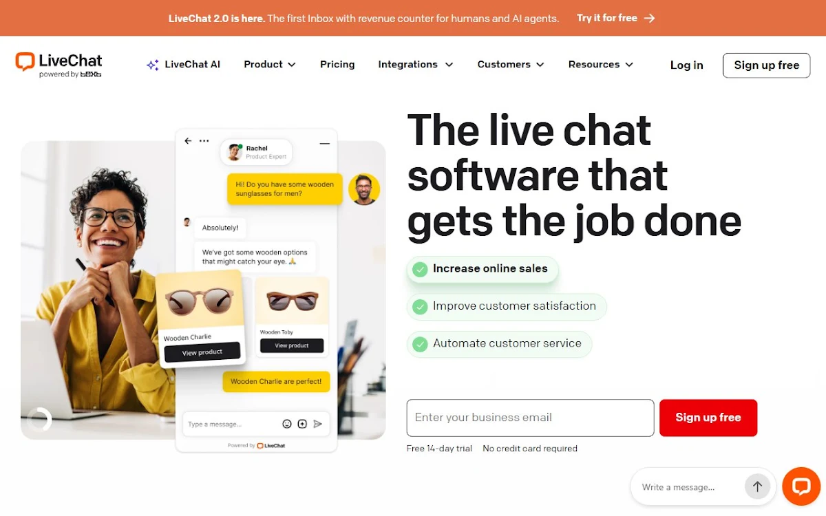 Captura de Chat Summary for LiveChat