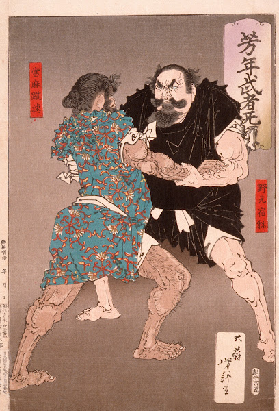 Nomi no Sukune Wrestling with Taima no Kehaya 1885