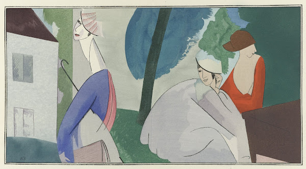 Robes de Paul Poiret selon Boussingault 1914