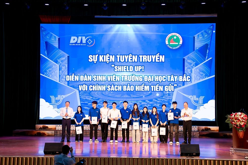 Sự kiện tuyên truyền “Shield up! Diễn đàn sinh viên Trường Đại học Tây Bắc với chính sách bảo hiểm tiền gửi” thành công rực rỡ