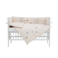 Bedding set for a baby crib 6 el Twins Honey Garden beige
