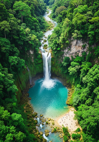 Jungle Waterfall Paradise