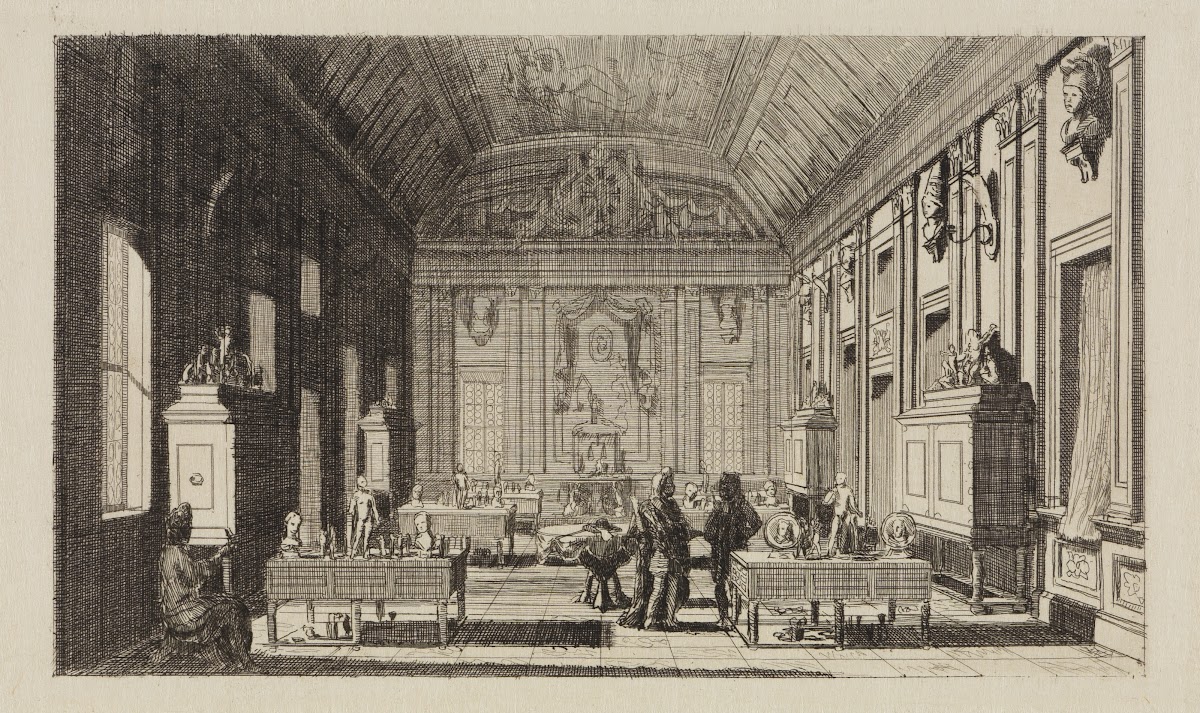 Alte Kunstkammer im Königlichen Schloss 1881