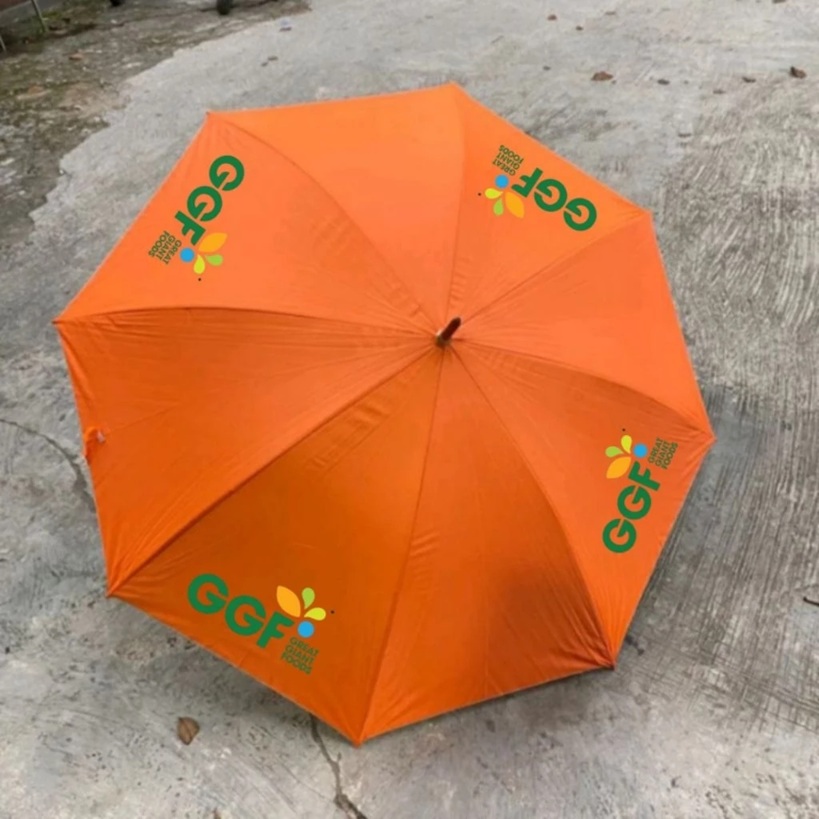 payung golf otomatis/payung golf rangka fiber/payung golf costum — foto 2