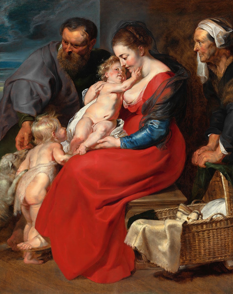 The Holy Family with Saints Elizabeth and John the Baptist 1615