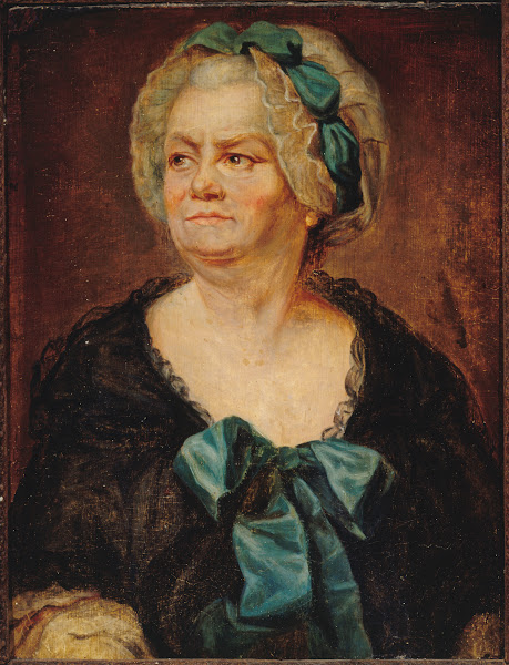 Presumed portrait of Madame Ducreux the artists mother 1770