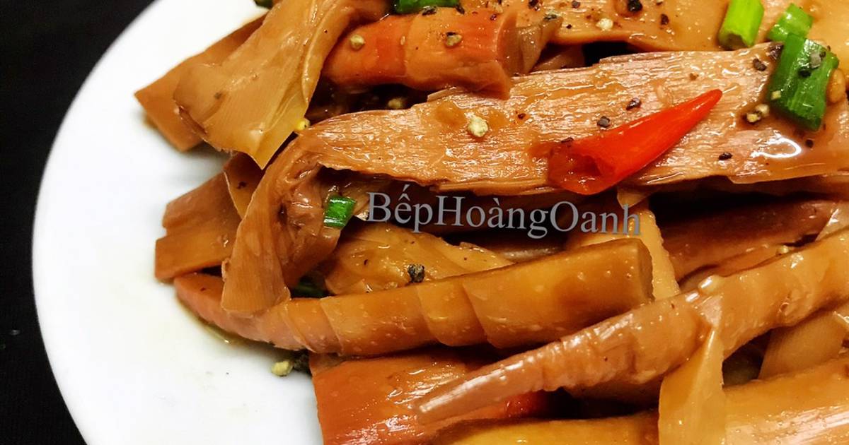 Măng Kho Nước Tương