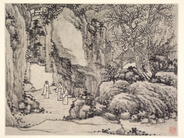 The Sword Spring Tiger Hill from Twelve Views of Tiger Hill Suzhou after 1490