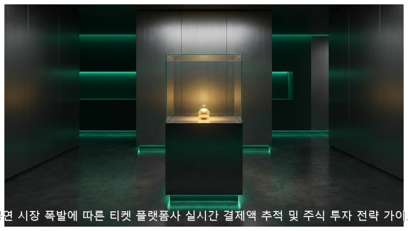 공연 시장 폭발에 따른 티켓 플랫폼사 실시간 결제액 추적 및 주식 투자 전략 가이드 핵심 안내 및 분석 인포그래픽 (6)