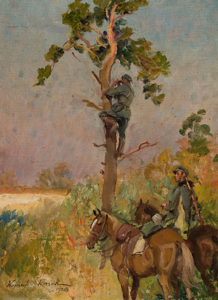 Reconnaissance on horseback 1932