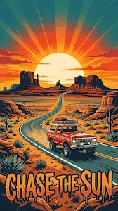 Sun-Drenched Lavender Field