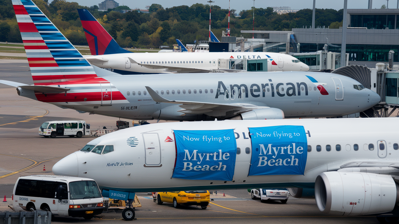 Airlines Flying Columbus Ohio to Myrtle Beach
