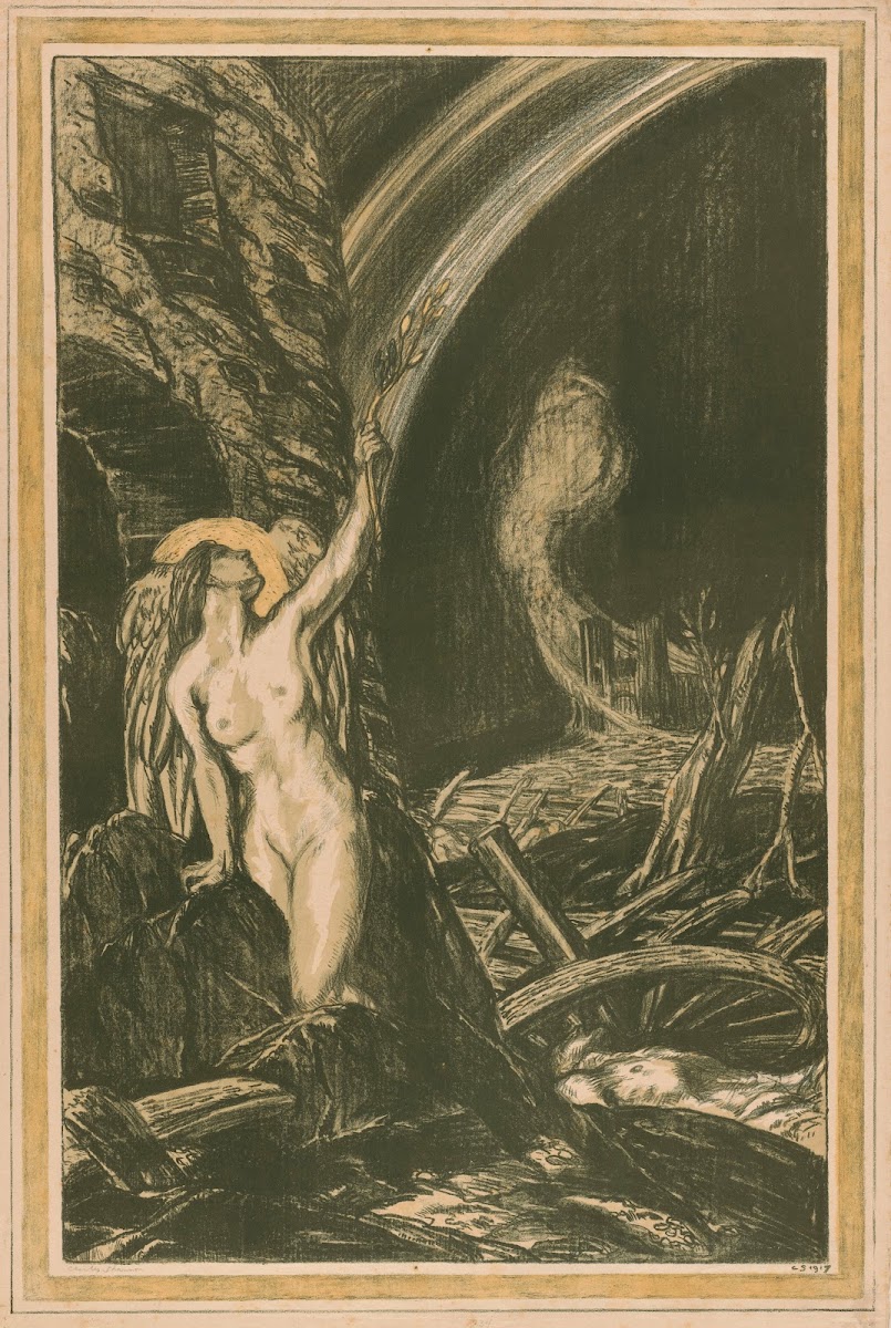 The Re birth of the arts gesigneerd 1875