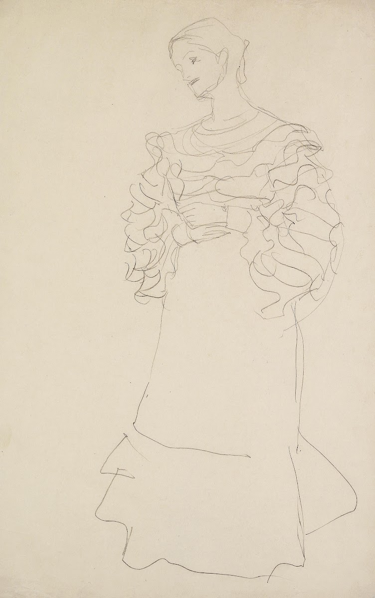 Bildnis Magda Mautner Markhof Studie