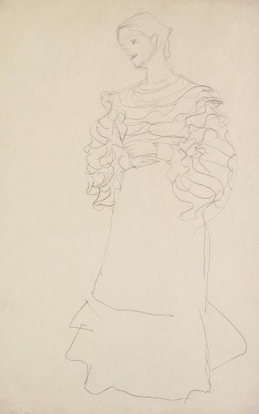 Bildnis Magda Mautner Markhof Studie