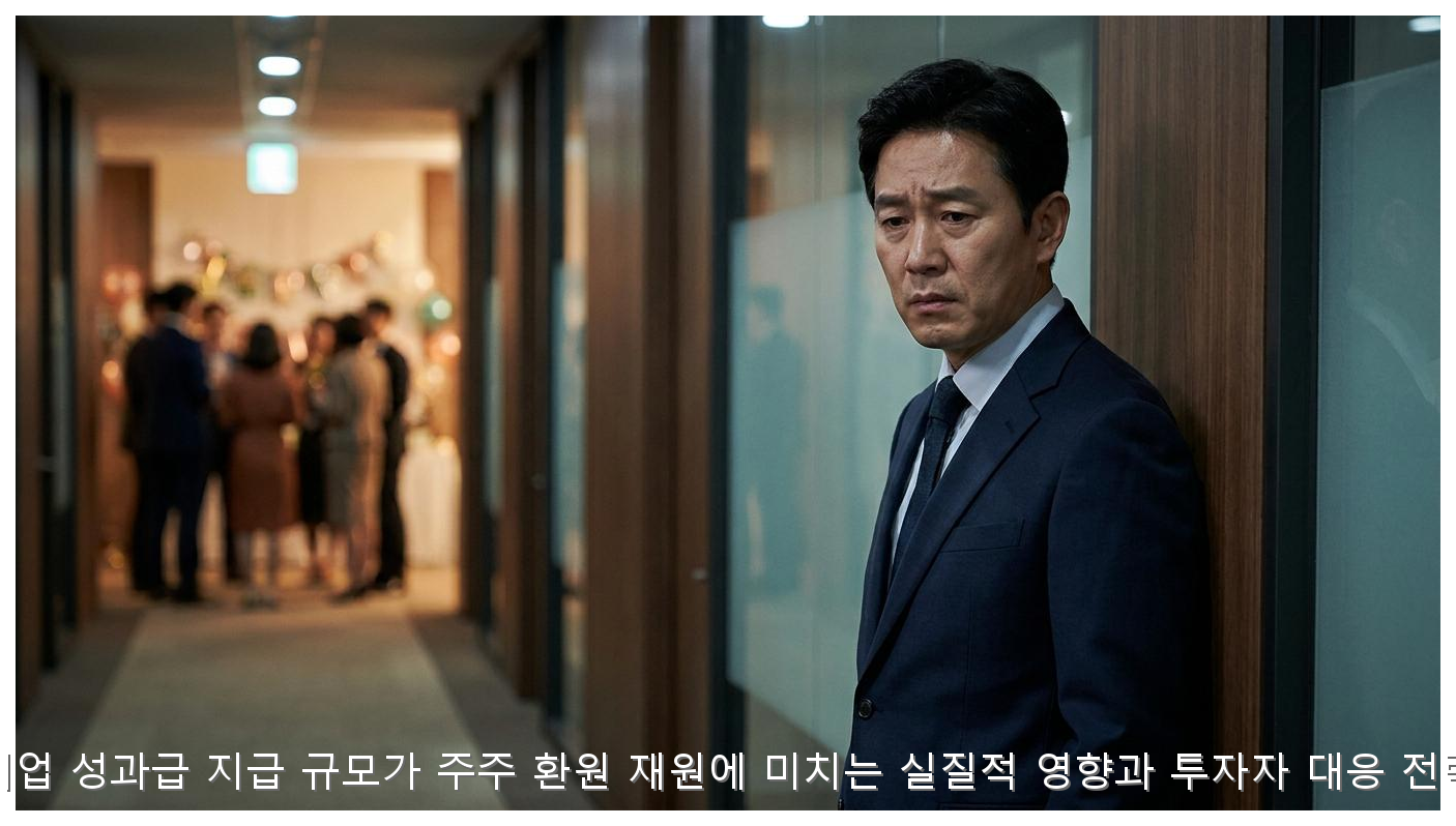 기업 성과급 지급 규모가 주주 환원 재원에 미치는 실질적 영향과 투자자 대응 전략 핵심 안내 및 분석 인포그래픽 (2)