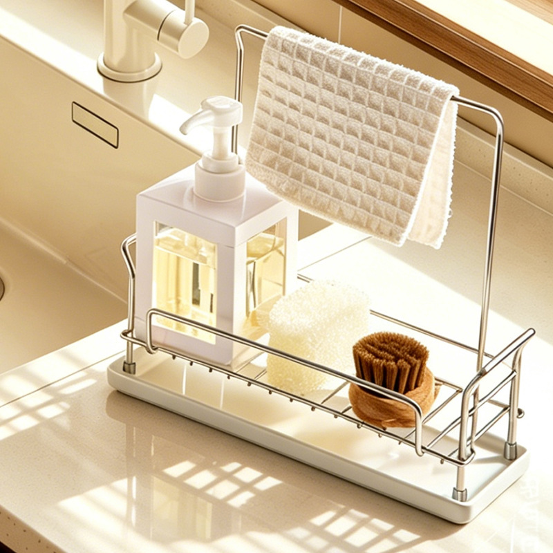 Stainless steel kitchen drying rack for towels