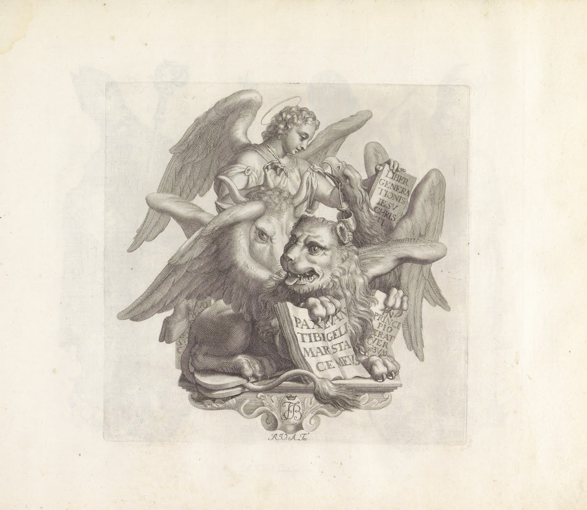 Symbolen van de vier evangelisten 1673 1743