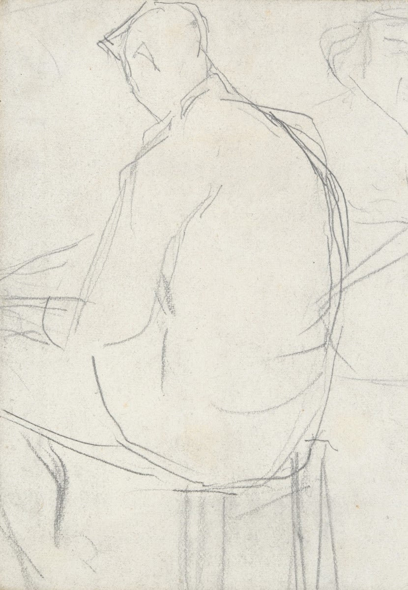 Man Seated on aStool ca188081