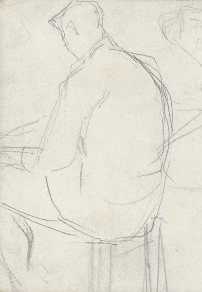 Man Seated on aStool ca188081